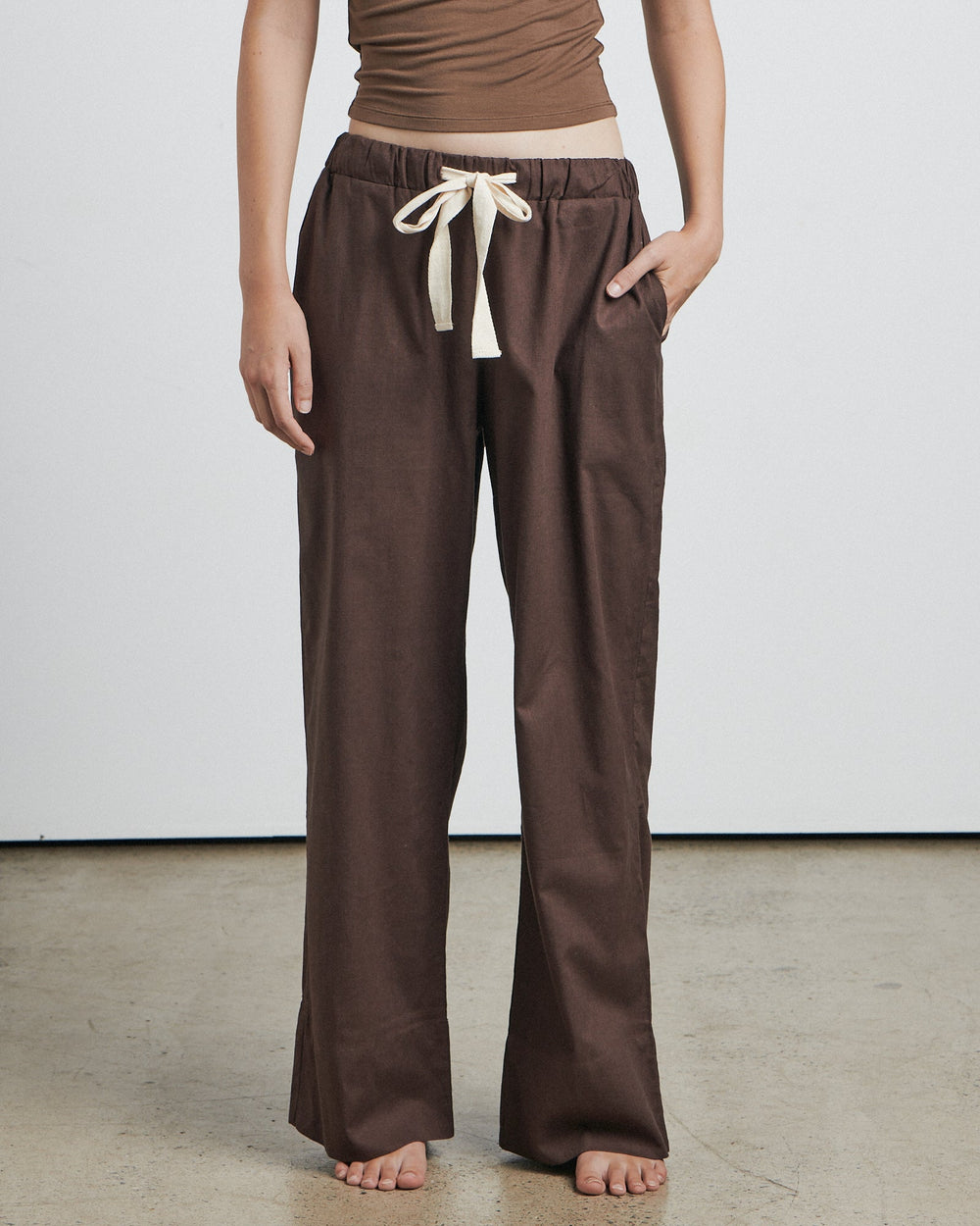 The Mid Rise Drawercord Pant