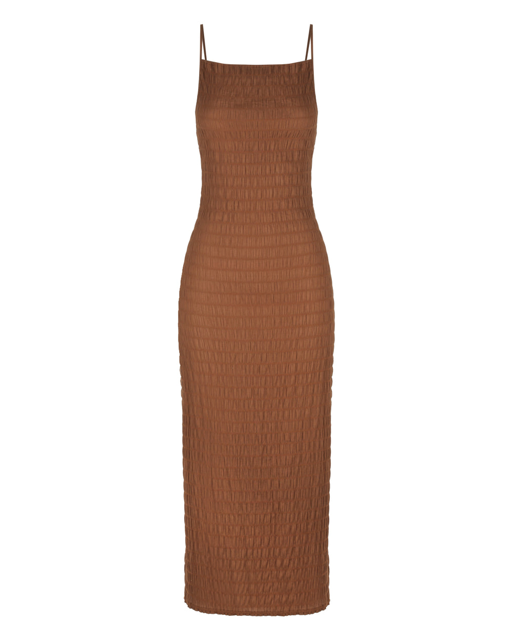 The Shirring Midi Dress